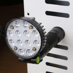 Светодиодный фонарь аккумуляторный на магните 12 LED 3 режима + RGB BLX3 Чернівці