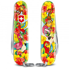 Набор подарочный детский Victorinox My First Children Set Animal Edition Parrot нож 84 мм/9 функций (0.2373.E3) Токмак
