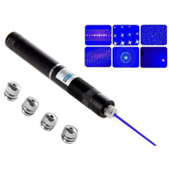 Лазерная указка с насадками Blue Laser YXB 008 50000mW Черновцы