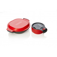 Набор посуды Humangear GoKit Deluxe 7-tool Mess Kit Charcoal/Red (1054-022.0126) Нововолынск