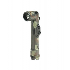 Фонарик тактический ручной Mil-Tec Us Led Winkeltashenlampe Sm Flecktarn 17 см Мультикам (15143021) Славута