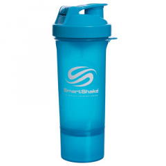 Шейкер 2-х камерный для спортивного питания SMART SHAKER SLIM FI-5054 Голубой Львів