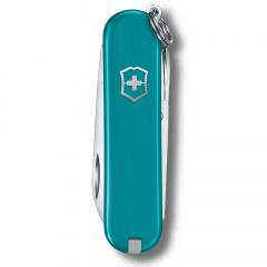 Нож-брелок Victorinox Classic SD Colors Mountain Lake 58 мм 7 функций Голубой (0.6223.23G) Черкассы
