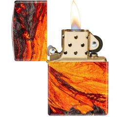 Зажигалка бензиновая Zippo Lava Flow Design (48622) Костопіль