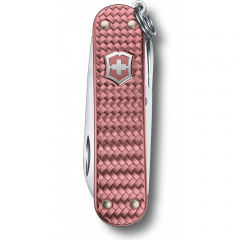 Складной нож Victorinox Classic SD Precious Alox Gentle Rose 58 мм 5 функций Розовый рифленый (0.6221.405G) Киев