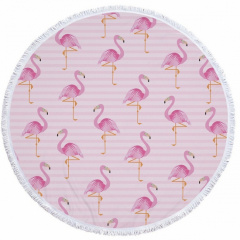 Пляжный коврик Mat Tender Flamingo Разноцветный (kj123287) Рівне