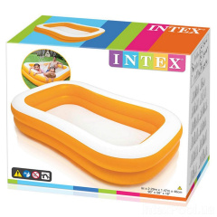 Детский надувной бассейн Intex 57181 «Мандарин», 229 х 147 х 46 см (hub_uxgrwt) Киев