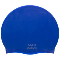 Шапочка для плавания MadWave Intensive Big M053112 Синий Калуш