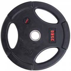 Блины диски обрезиненные LIFE FITNESS SC-80154B-25 25кг Черный Киев