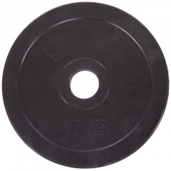 Блины диски обрезиненные SHUANG CAI SPORTS TA-1447-10В 10кг Черный Полтава