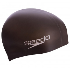 Шапочка для плавания Детская Speedo Plain Flat Silicone cap 8709931959 One Size Черный (SK001018) Володарськ-Волинський