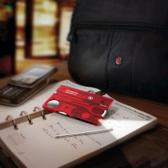 Многофункциональная швейцарская карта-нож Victorinox Swisscard 13 инструментов Красный (0.7300.T) Житомир