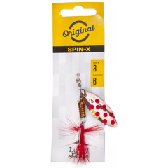 Блесна вращающаяся с бородкой LJ SPIN X LONG 03 весом 6 г (цв.GR) Харків