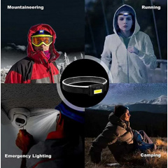 Налобный фонарик HEADLAMP 10w COB оранжевый 86-27111 Долина