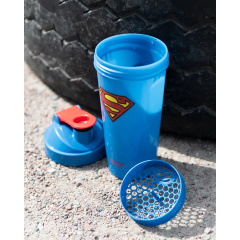 Шейкер спортивний Smartshake Lite 800ml DC Superman Орехов
