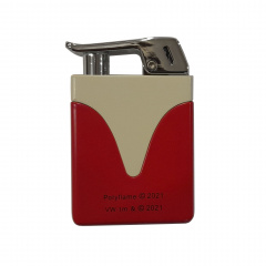 Зажигалка газовая пьезо Licences VW Metal Lighter Tank Жёлто-красная (40610129YERED) Черкассы