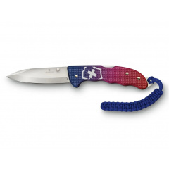 Складной нож Victorinox Evoke Alox 136мм 4 функции Сине-красный подарочная коробка (0.9415.D221) Курень