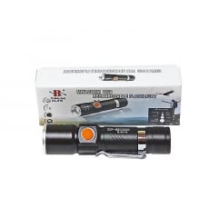 Ручной тактический фонарик X-Balog BL-616 T6 USB Black (3_03148) Киев