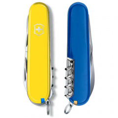 Складной нож Victorinox Climber Ukraine Желто-синий (1.3703.8.2) Петрове