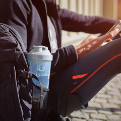 Шейкер спортивный SmartShake Slim 500ml Pure White (1838398725) Нововолинськ