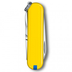 Складной нож Victorinox Classic SD Ukraine 58 мм Сине-желтый (0.6223.2.8) Петрове