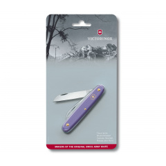 Швейцарский нож Victorinox Floral садовый 100 мм 1 функция фиолетовый в блистре (3.9050.22B1) Дніпро