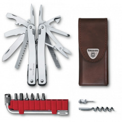 Мультитул Victorinox Swisstool Spirit X Plus Серебристый (3.0235.L) Киев