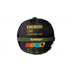 Спальный мешок левый Tramp Kingwood Long 230/100 UTRS-053L-L Dark-olive/grey Александрия