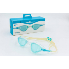Очки для плавания MadWave FIT M042611 Бирюзовый Гайсин
