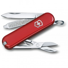 Складной нож Victorinox Classic SD Colors Style Icon 58 мм 7 функций Красный (0.6223.G) Нововолынск