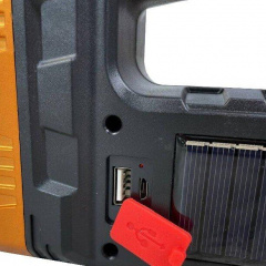 Фонарь переносной Hotter Mouse 7701-A с солнечной панелью 1000 mAh Orange-Black (3_02954) Володарск-Волынский