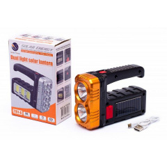 Фонарь переносной Hotter Mouse 7701-A с солнечной панелью 1000 mAh Orange-Black (3_02954) Володарск-Волынский