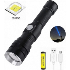 Фонарь ручной Bailong BL-611 P50 Черный (300736) Херсон