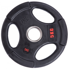 Блины диски обрезиненные LIFE FITNESS SC-80154B-5 5кг Черный Умань