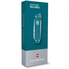 Нож-брелок Victorinox Classic SD Alox Colors Wild Jungle 58 мм, 5 функций, Зеленый (0.6221.242G) Львов