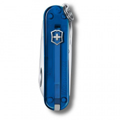 Складной нож Victorinox Classic 58 мм 7 функций Синий полупрозрачный (0.6223.T2G) Ивано-Франковск