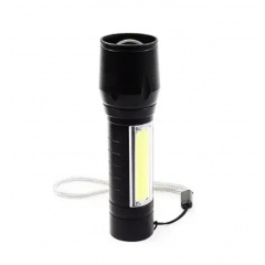 Ручной фонарь X-BALOG BL-513-XPE+COB zoom + microUSB + 3 режима Гуляйполе