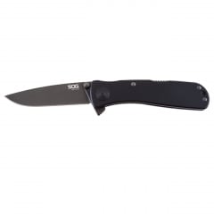 Нож SOG Twitch II Wood Handle Черный Ровно