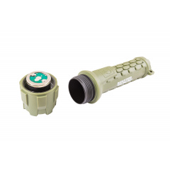 Фонарь водонепроницаемый MASTERTOOL 180х55 мм CREE LED IP66 2xAA PP+PVC 94-0802 Изюм