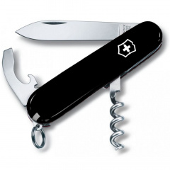 Складной нож Victorinox Waiter 84 мм 9 функций Черный (0.3303.3) Київ