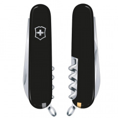 Складной нож Victorinox Waiter 84 мм 9 функций Черный (0.3303.3) Київ