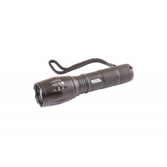 Фонарик с регулировкой фокуса MASTERTOOL 5 режимов 130х38х28 мм CREE XM-L T6 LED 3xAAA/1x18650 AL 94-0819 Тернопіль