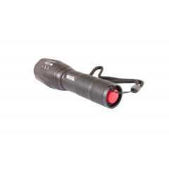 Фонарик с регулировкой фокуса MASTERTOOL 5 режимов 130х38х28 мм CREE XM-L T6 LED 3xAAA/1x18650 AL 94-0819 Тернопіль