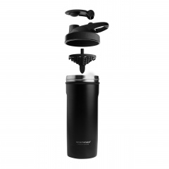 Шейкер спортивний Smartshake Insulated Steel 750ml Black Королёво