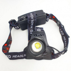 Налобный аккумуляторный фонарь Bailong LED Zoom BL-T32 -P50 3 режима Черный (hub_opl4qn) Братське