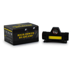 Фонарик налобный Bailong High Power Head Lamp 8101 COB XPE 14500 USB charge Черный (IR004635) Буча