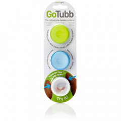 Набор контейнеров Humangear GoTubb 3-Pack Medium Clear/Green/Blue 87 мл (1054-022.0046) Умань