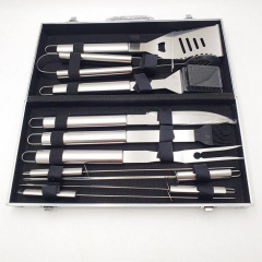 Набор для мангала 43х21х8см BBQ Tools Set AL 10/ 8995 Бердичів