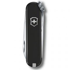 Складной нож Victorinox Classic SD Colors Dark Illusion 58 мм 7 функций Черный (0.6223.3G) Коростень