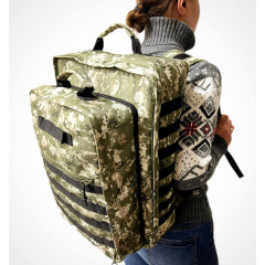 Армейский медицинский тактический рюкзак Комбо 2 в 1 VS Thermal Eco Bag пиксель Енергодар